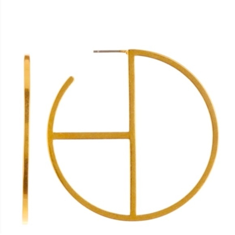 Madewell Ava Hoops metal earrings gold dancing fashion